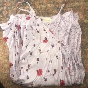 Lavender floral dress by urban outfitters